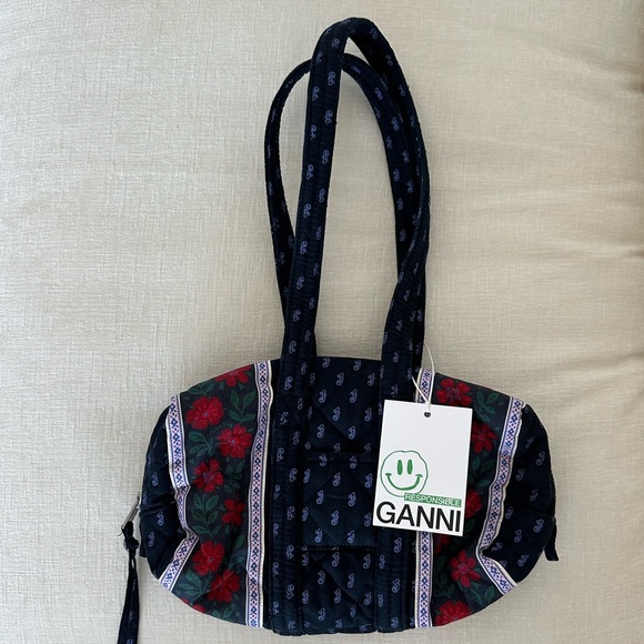 NWT GANNI Quilted Cotton Bag - Picture 3 of 4
